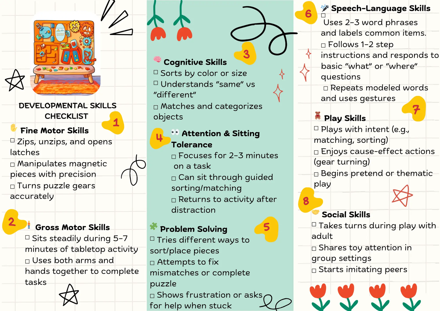 Bundle of 3 Educational Toys - Tiny Thinkers Toolkit (Ages 2–3)