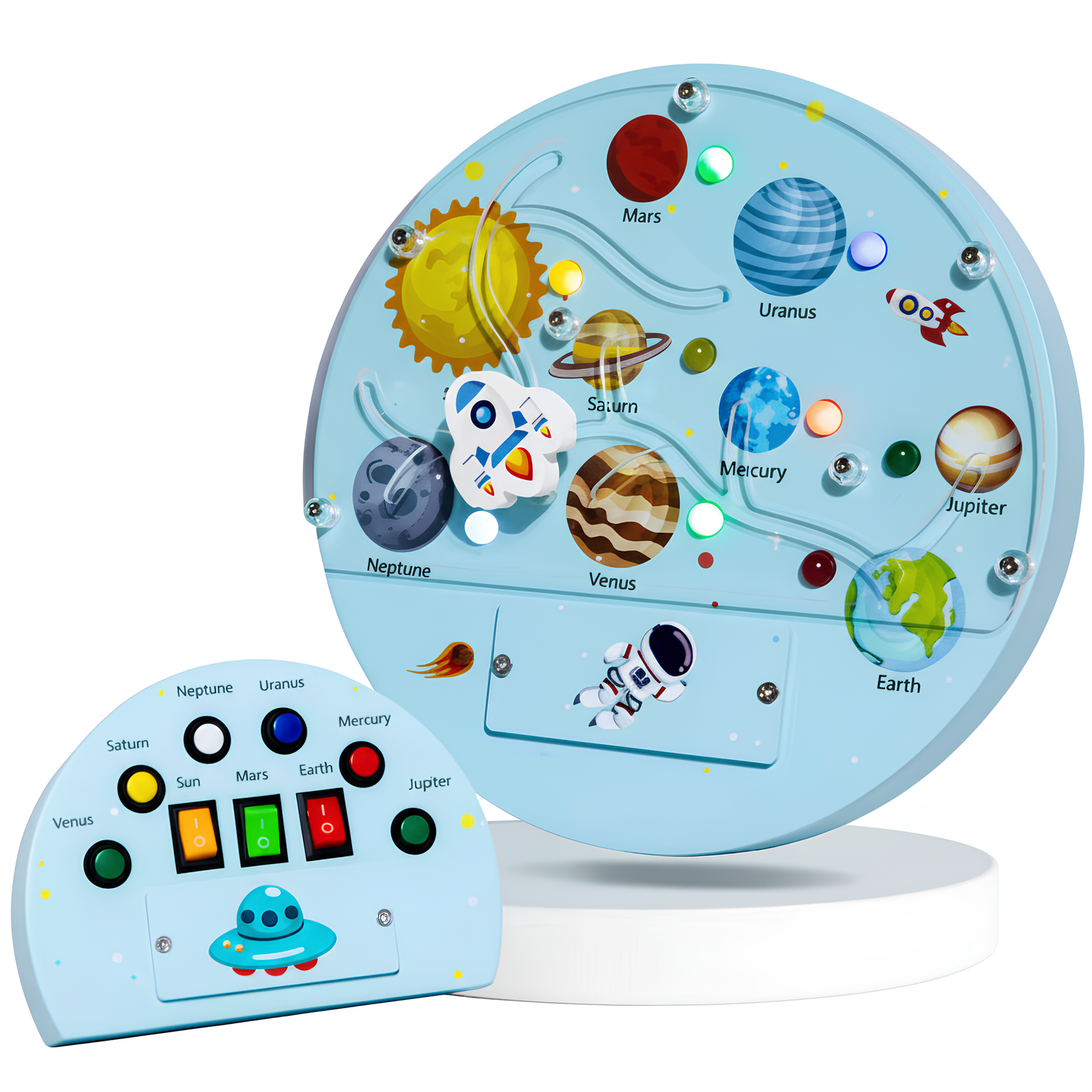 ASTROBOARD | Wooden Solar System Busy Board (3-4 Years)