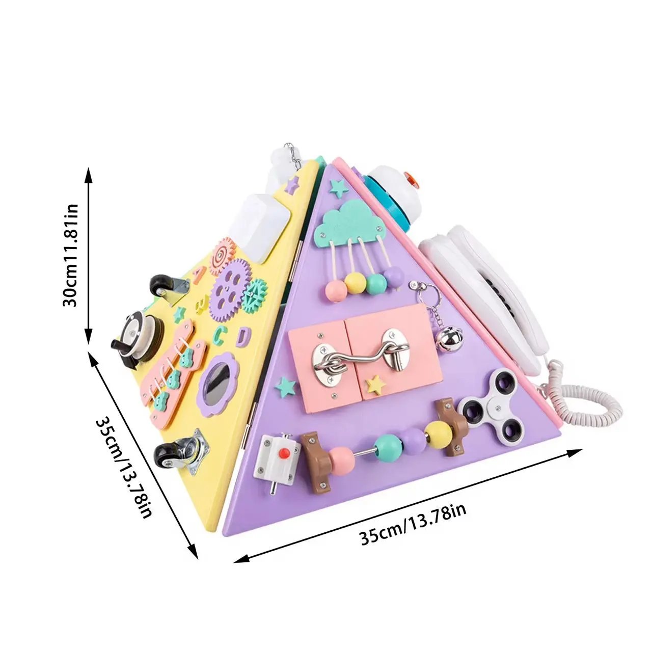 Busy Pyramid Sensory Toy Dimension