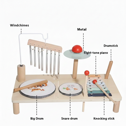 Melody Maker | Wooden Multi-Instrument Music Station (1-2 Years)