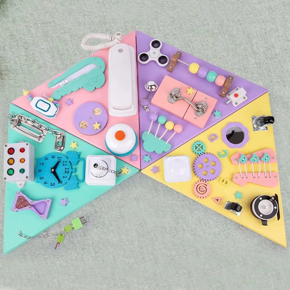 Montessory Busy Pyramid Board Flat