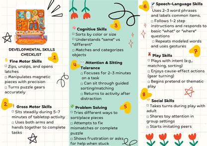 Bundle of 3 Educational Toys - Tiny Thinkers Toolkit (Ages 2–3)