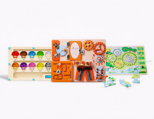 Bundle of 3 Educational Toys - Tiny Thinkers Toolkit (Ages 2–3)