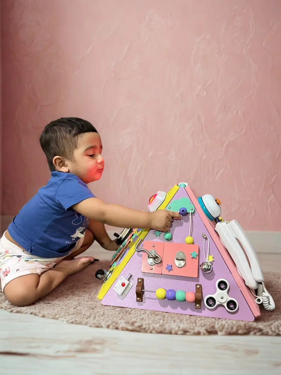 montessori busy board  sensory toy