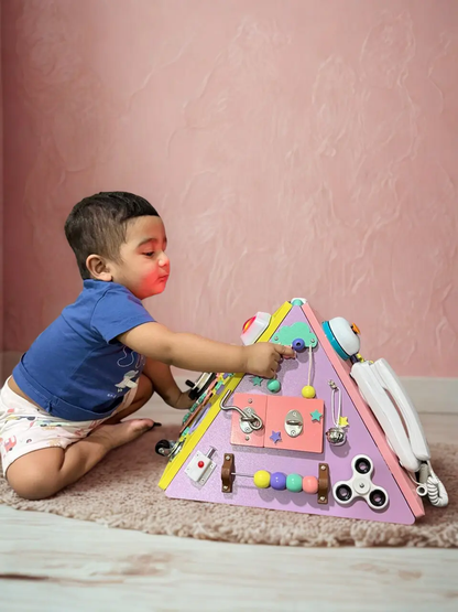 montessori busy board  sensory toy