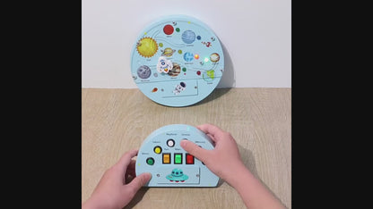ASTROBOARD | Wooden Solar System Busy Board (3-4 Years)