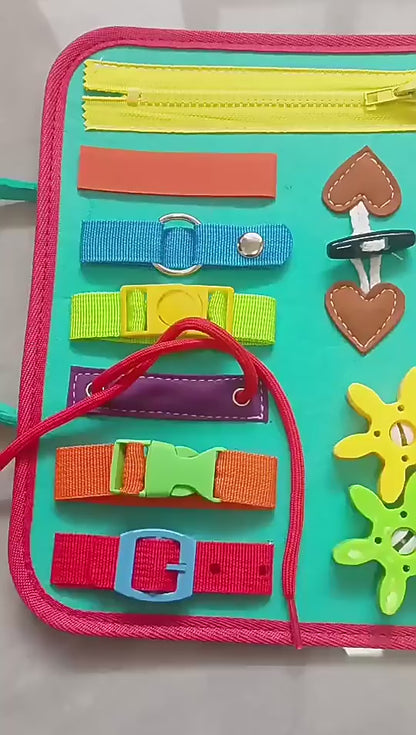 Activity Atlas | Portable Felt Busy Book & Sensory Travel Bag (4-5 Years)