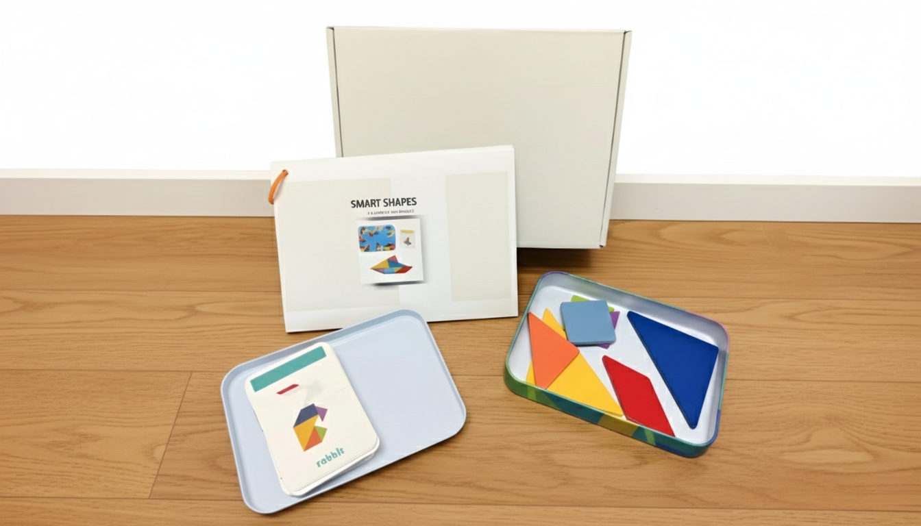 Smart Shapes | Wooden Tangram & Geometric Puzzle Set (3-4 Years)