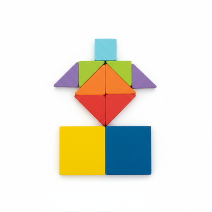 Smart Shapes | Wooden Tangram & Geometric Puzzle Set (3-4 Years)