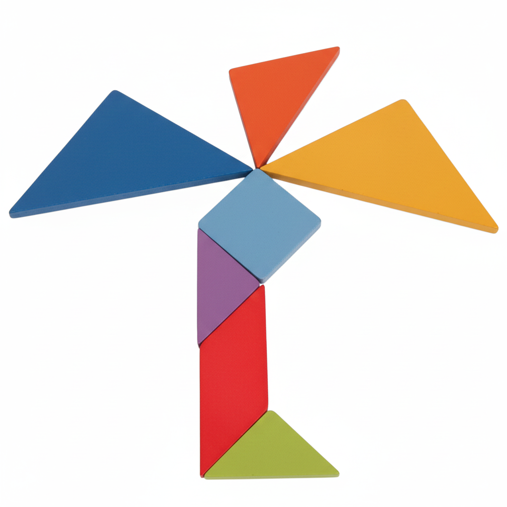 Smart Shapes | Wooden Tangram & Geometric Puzzle Set (3-4 Years)